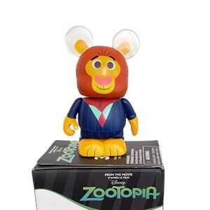 Disney Store Zootopia Mayor Lionheart Lion Vinylmation 3” Figure